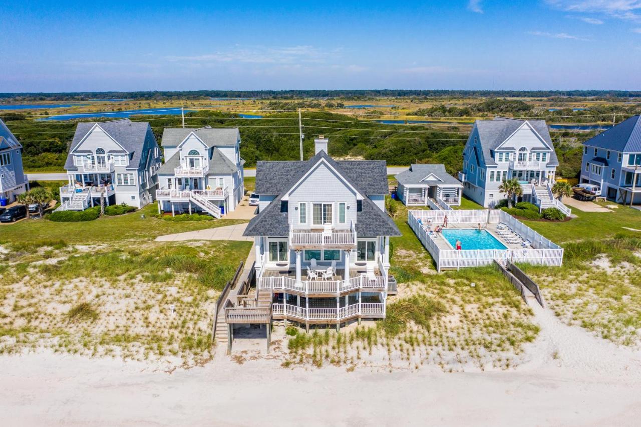 Вілла 4194 Island Drive - Oceanfront, Community Pool Норт-Топсейл-Біч Екстер'єр фото