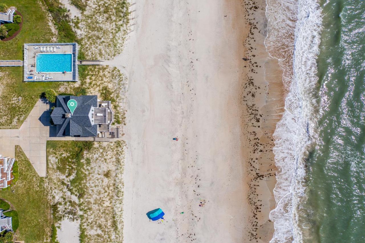 Вілла 4194 Island Drive - Oceanfront, Community Pool Норт-Топсейл-Біч Екстер'єр фото