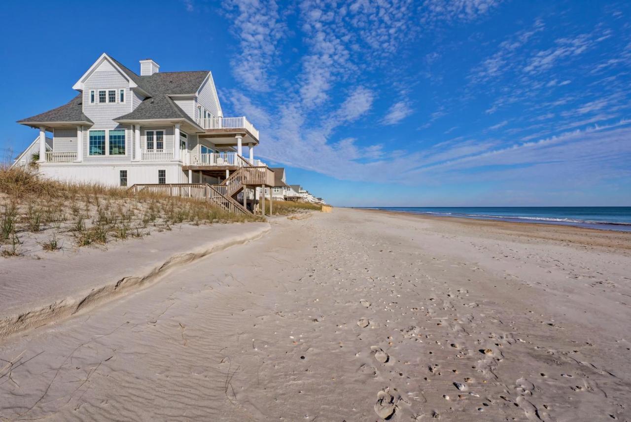 Вілла 4194 Island Drive - Oceanfront, Community Pool Норт-Топсейл-Біч Екстер'єр фото